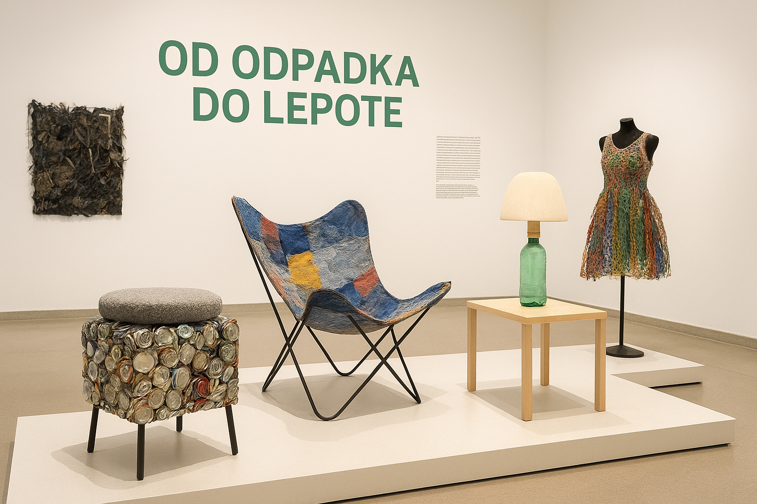 “Od odpadka do lepote” – inovativna razstava oblikovanja, ki spreminja pogled na odvečne materiale